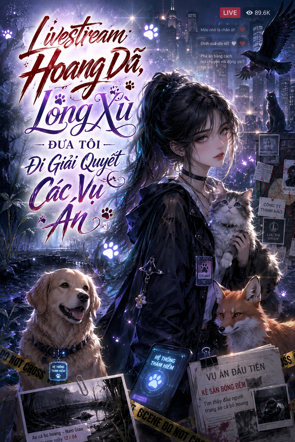 Livestream Hoang Dã, Lông Xù Đưa Tôi Đi Giải Quyết Các Vụ Án